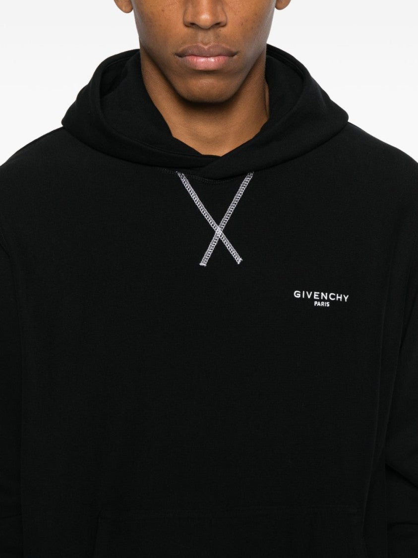Givenchy Black Hoodie Hoodie With Kangaroo Pocket