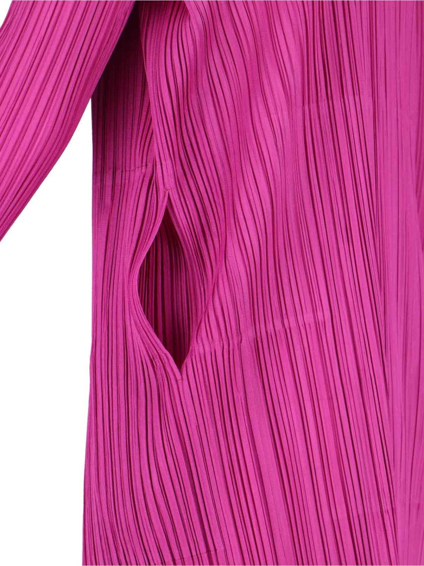 Pleats Please Pleated Design Women's Jacket With Modern Silhouette