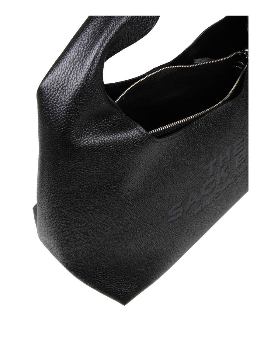 Marc Jacobs Black Leather Sack Bag