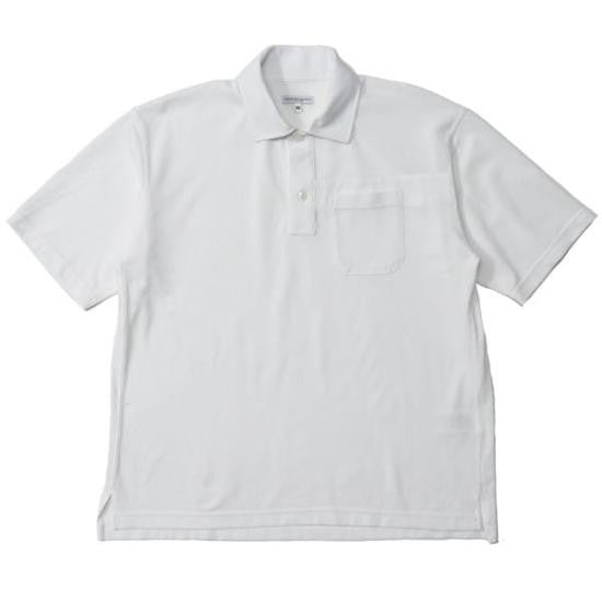 Engineered Garments Short-Sleeve Cotton Polo Shirt With Buttoned Placket And Side Slits
