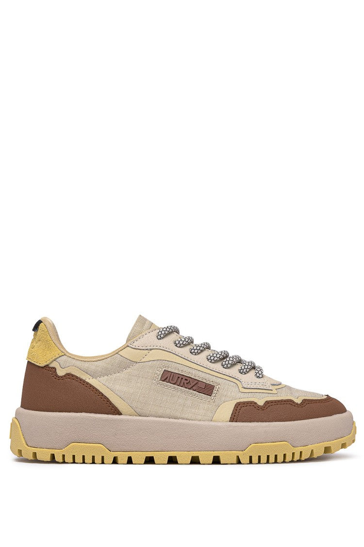 Autry Women’S Wildpace Model Cordura And Leather Sneakers