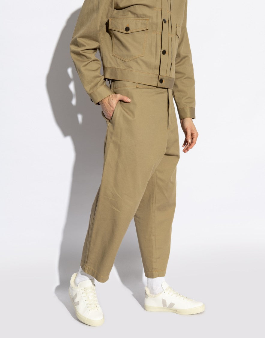Veja White Campo Fured Low-Top Leather Sneakers