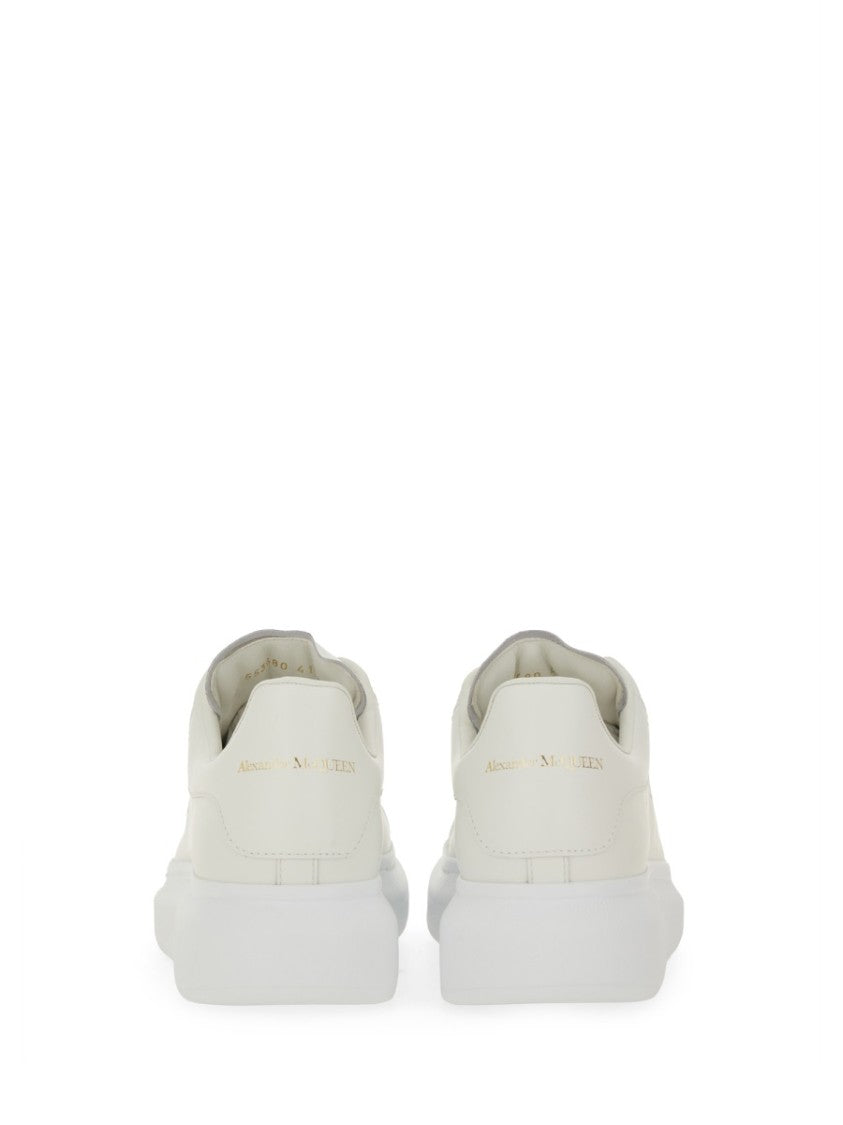 Alexander Mcqueen Oversize Exaggerated Sole Leather Sneakers