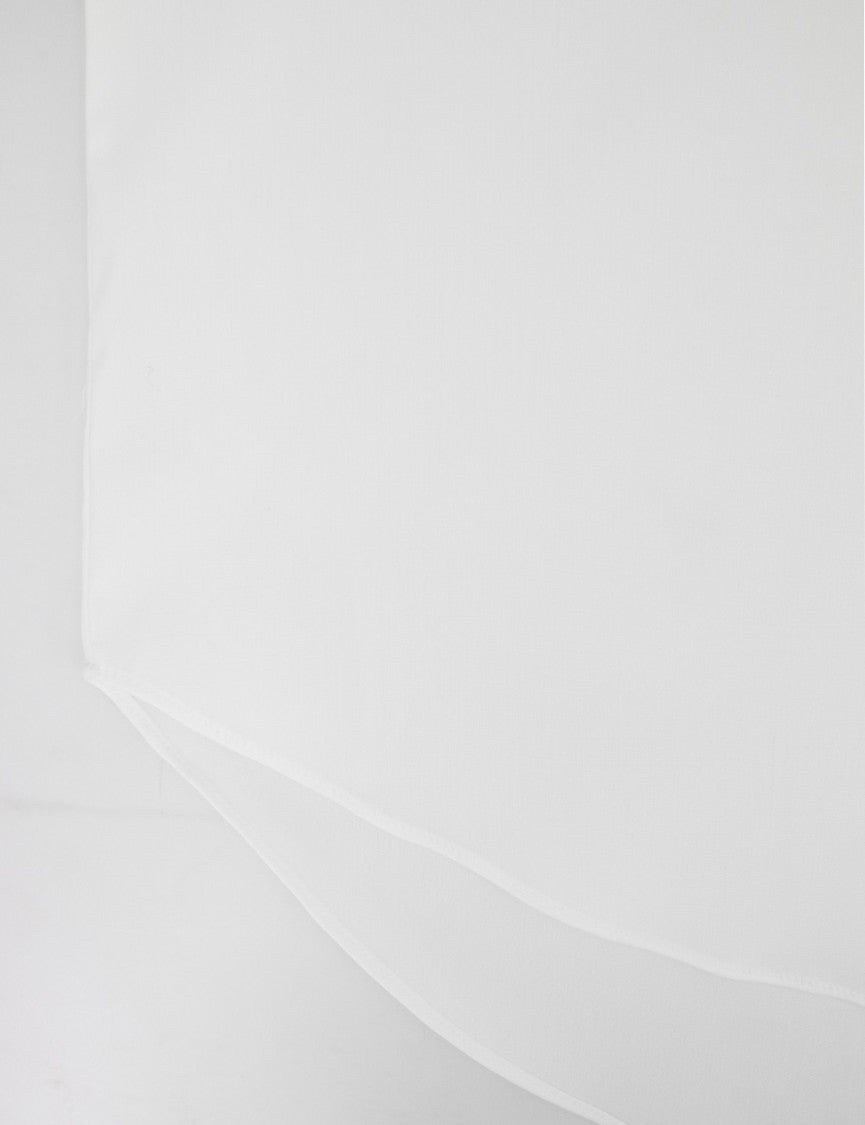 Brunello Cucinelli Flared White Shirt With Jewel Embroidery