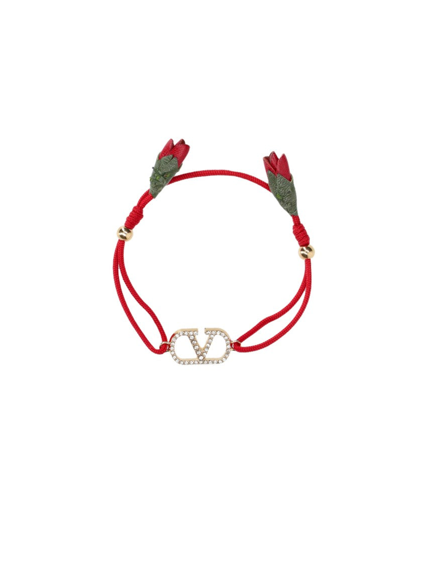 Valentino Garavani Refined Red Necklace With Intricate Accents