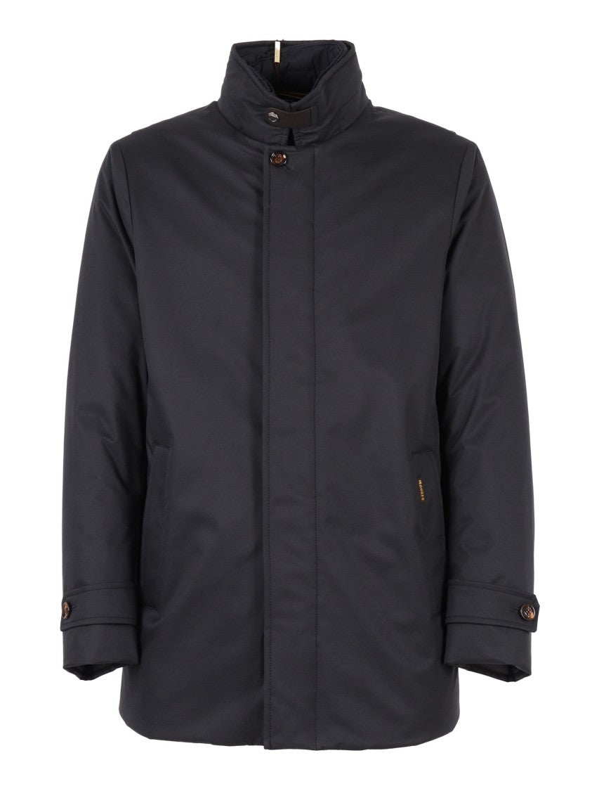 Moorer Reis-Ads Black Jacket With High Collar