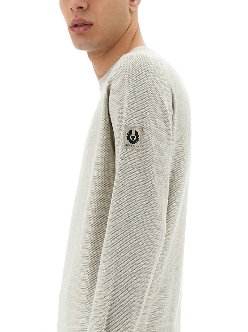Belstaff Textured Knit Cotton Jersey