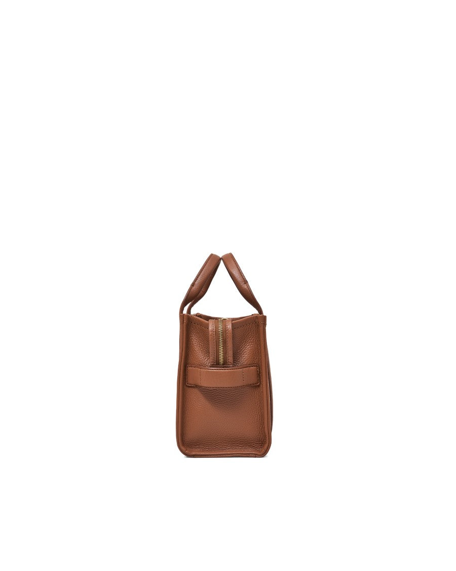 Marc Jacobs Structured Leather Small Tote With Removable Strap