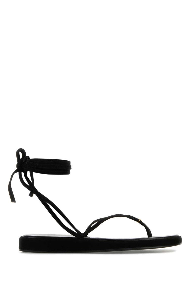 Tory Burch Black Suede Capri Sandals