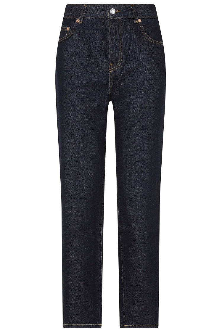 Department 5 Blue Adid Regular Straight-Leg Viscose-Blend Denim Jeans