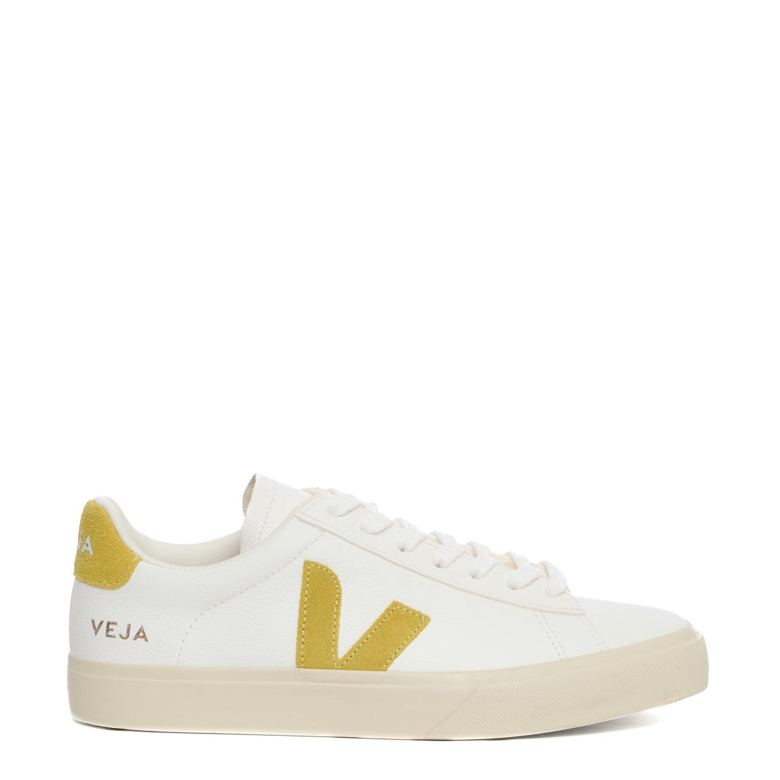 Veja Campo Leather Sneakers With Contrasting Accents
