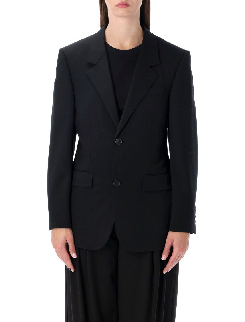 Balenciaga Standard Single-Breasted Tailored Blazer In Black