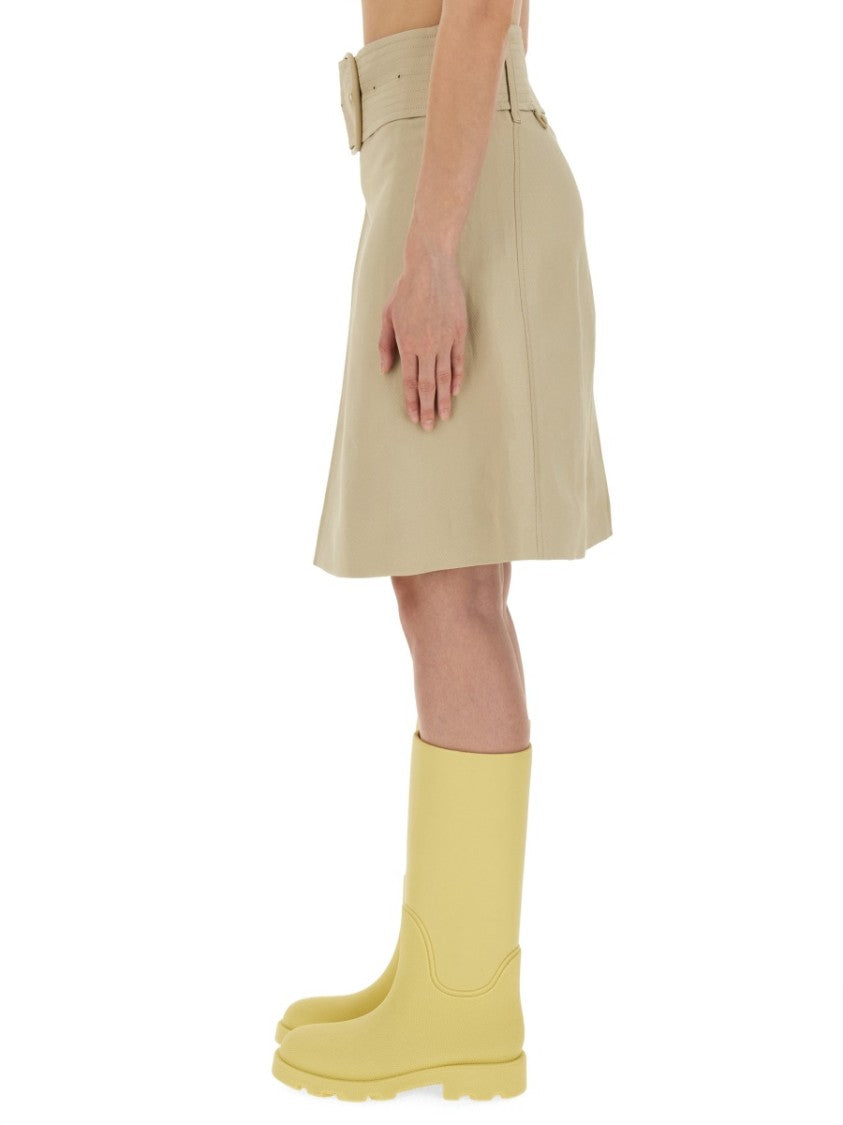 Burberry Structured Trench Skirt