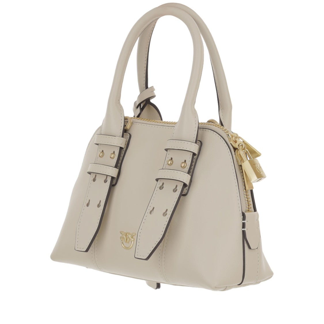 Pinko Mini Escape Leather Handbag