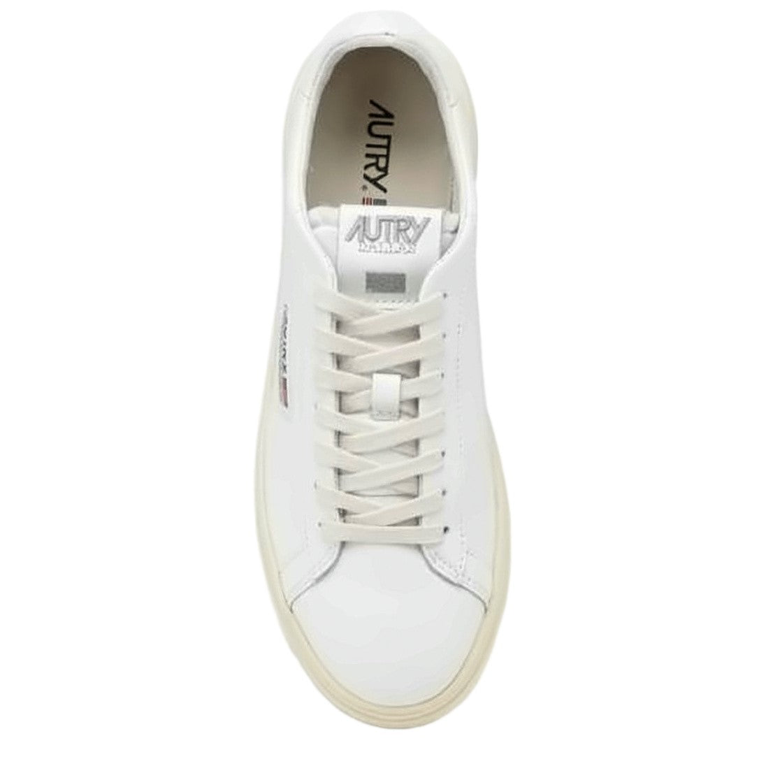 Autry Dallas Low Sneakers With Smooth White Leather Upper And Subtle Details