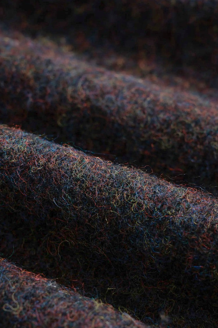 Howlin Shetland Wool Shirt-Collar Cardigan