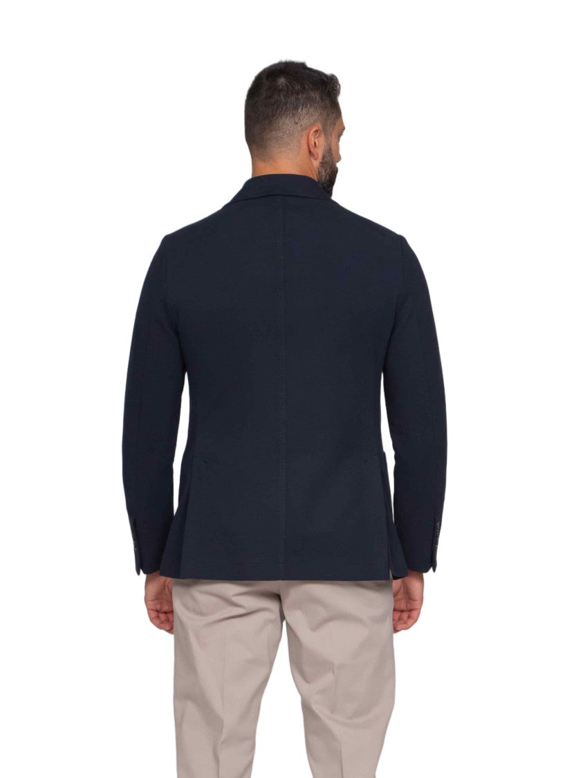 Circolo 1901 Structured Fit Tailored Jacket With Classic Lapel And Polished Finish