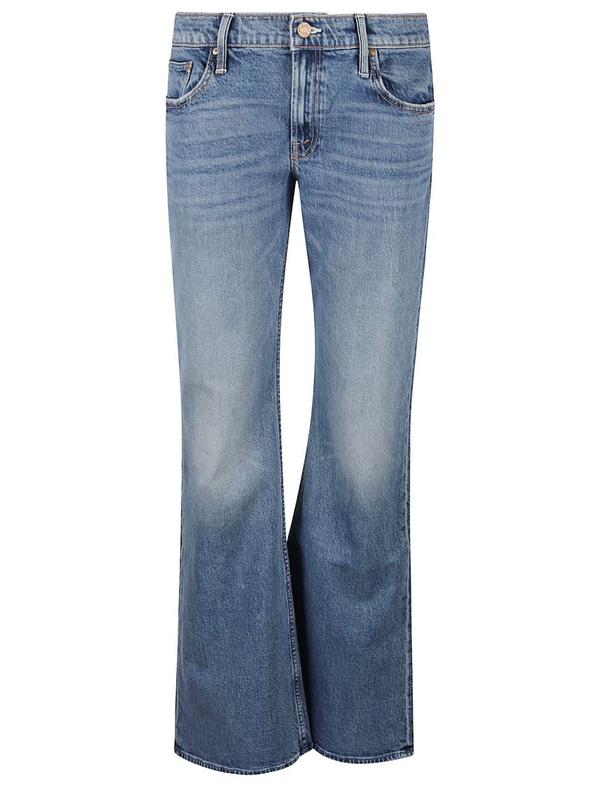 Mother High-Waisted Flared Jeans With Classic Five-Pocket Design