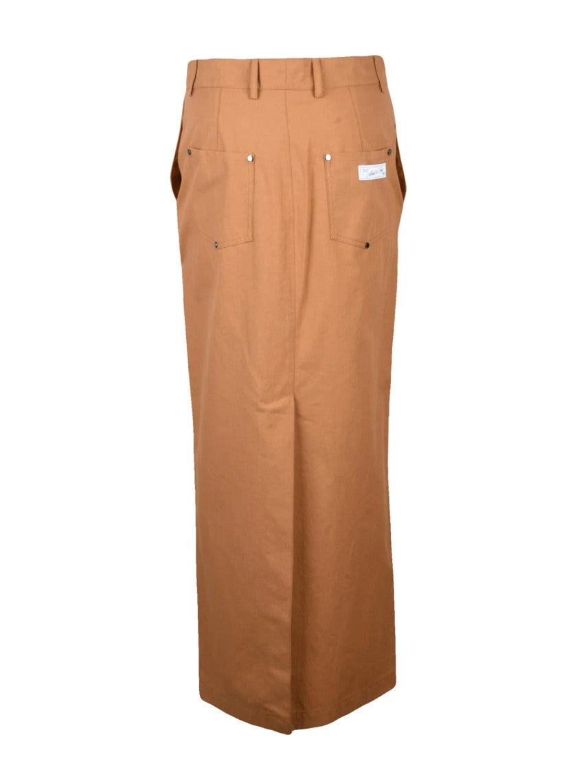 Erika Cavallini High-Waisted Stretch Cotton Pencil Skirt
