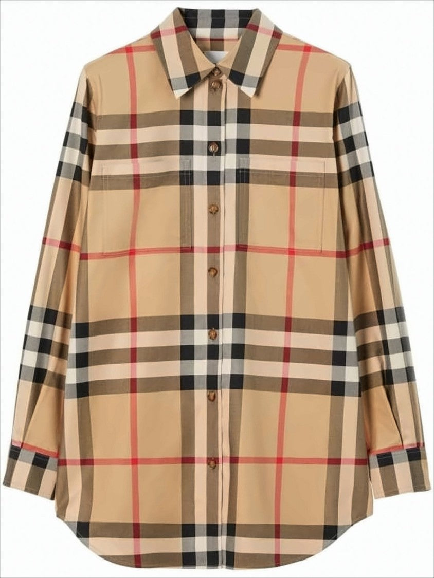 Burberry Burberry Classic Check Pattern Button-Up Shirt