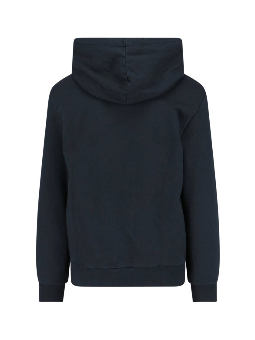 A.P.C. Logo Hoodie – Black