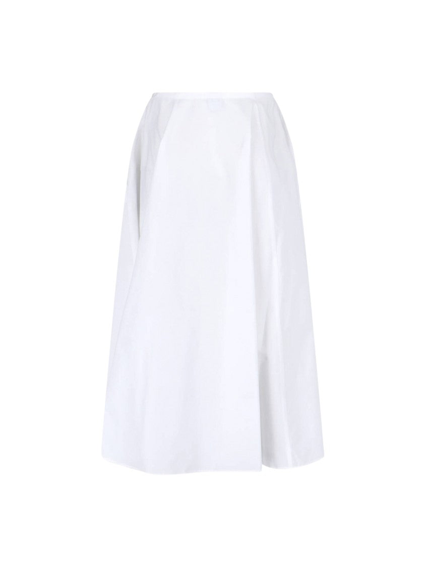 Aspesi White Midi Skirt