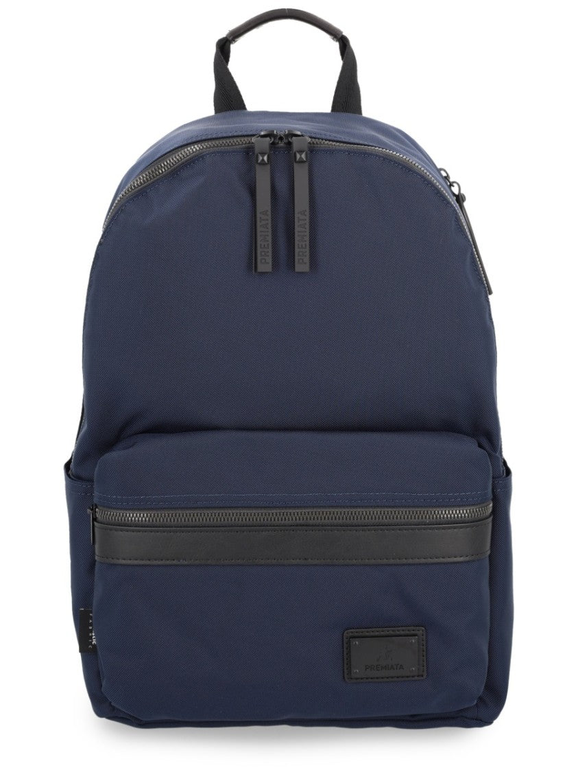 Premiata Navy Structured Backpack
