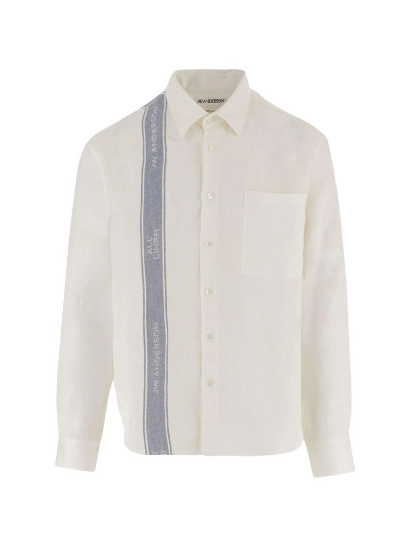J. W. Anderson Linen Vertical Stripe Shirt