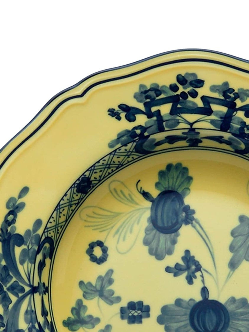 Ginori 1735 Scalloped Floral Porcelain Plate