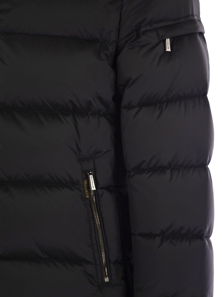 Moorer Brett - Hooded Down Jacket