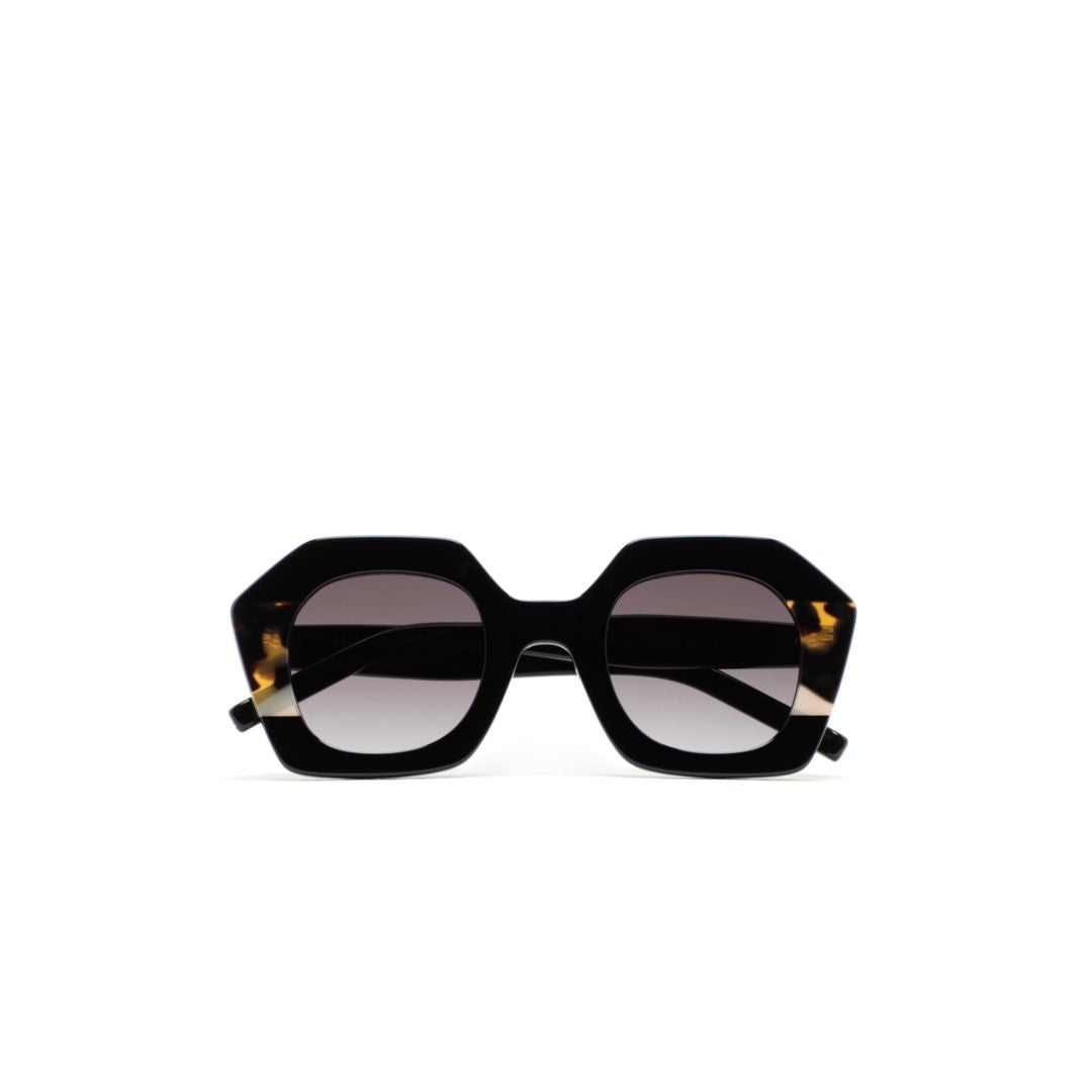Kaleos Pavicic Oversized Geometric Frame Sunglasses With Gradient Tinted Lenses