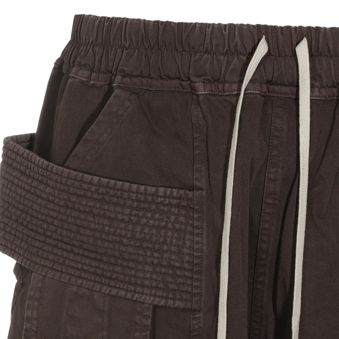 Drkshdw By Rick Owens Quilted Panel Relaxed Straight-Leg Pants