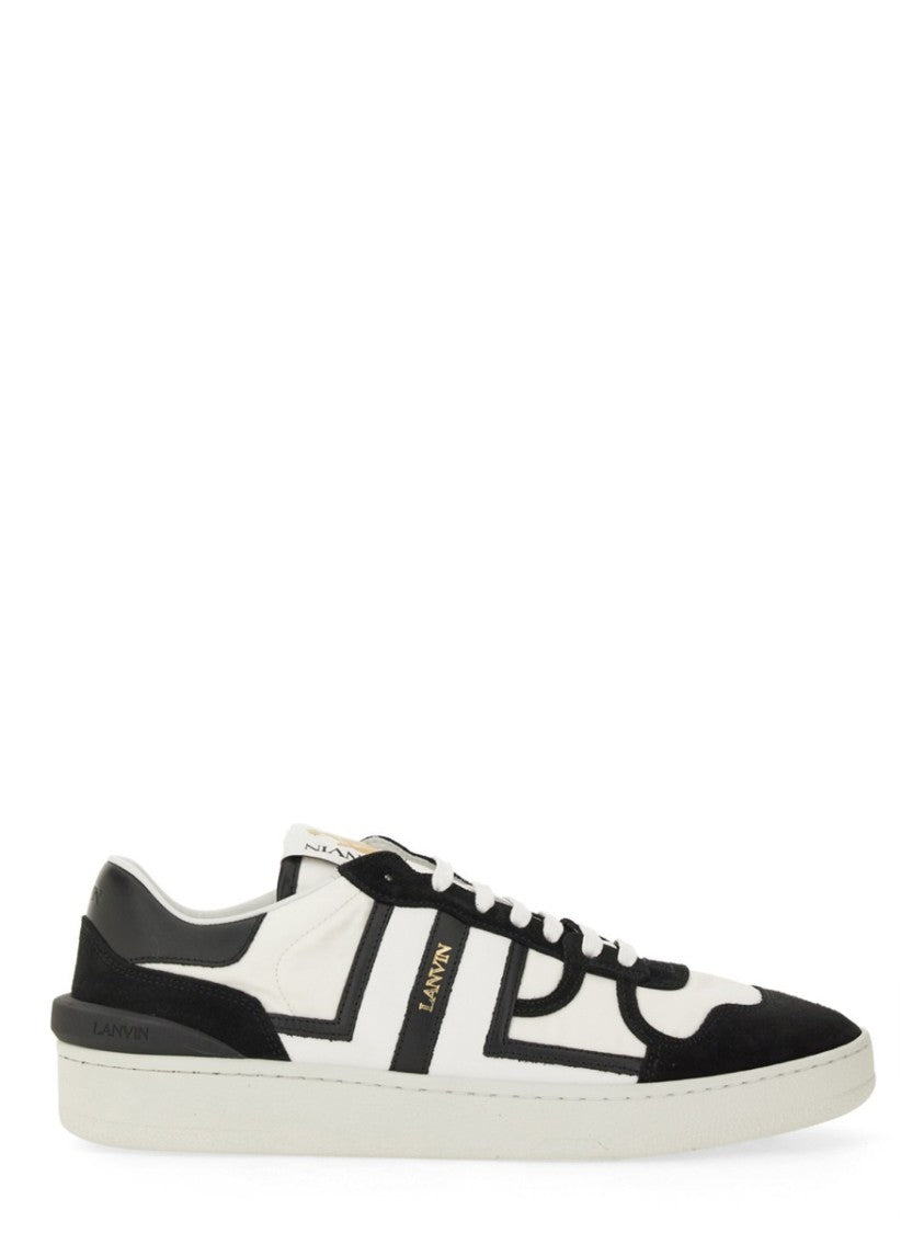 Lanvin "Clay" Calf Leather Accents Sneakers