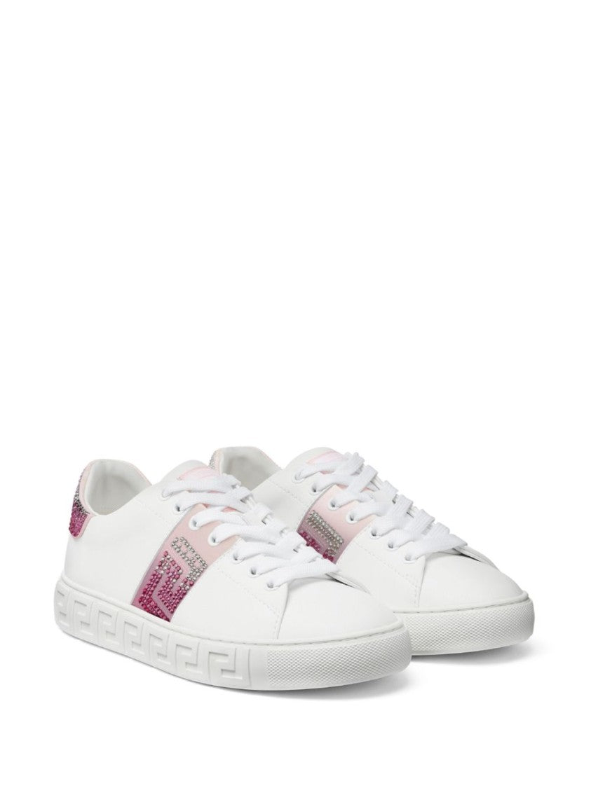 Versace Front Lace-Up Sneakers