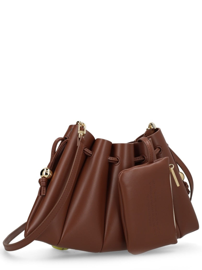 Themoirè Calipso Pleated Voluminous Folds Polyester-Blend Handbag