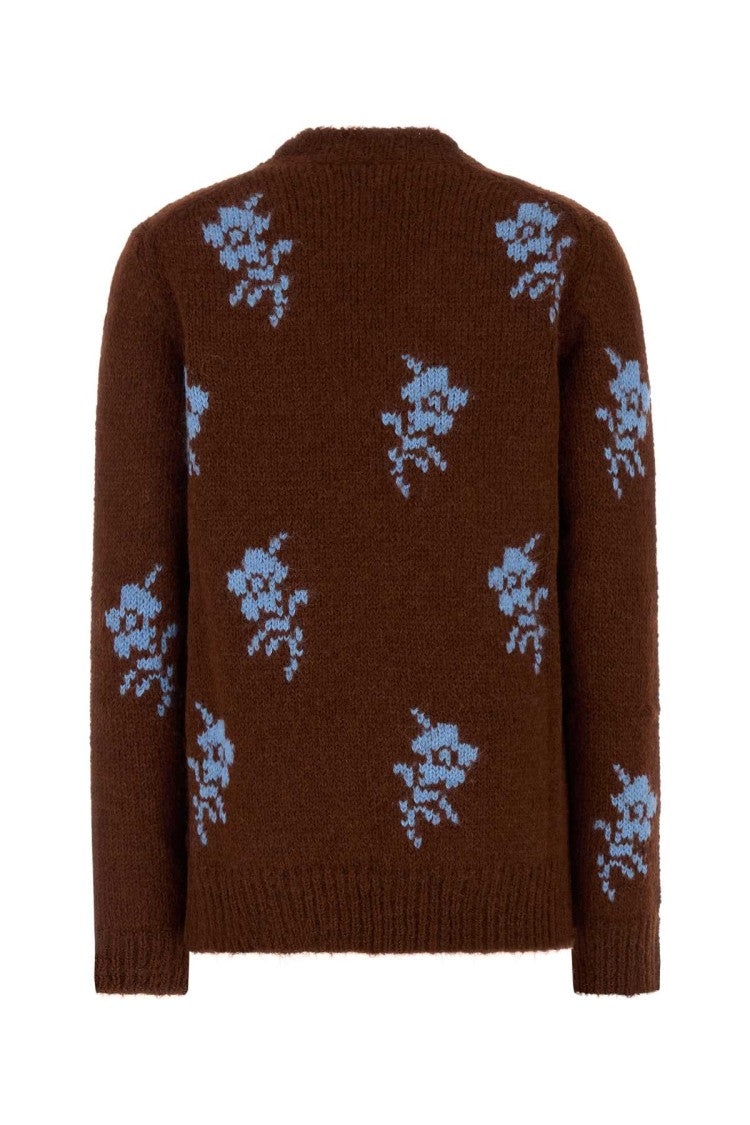 Jil Sander Embroidered Alpaca Blend Sweater