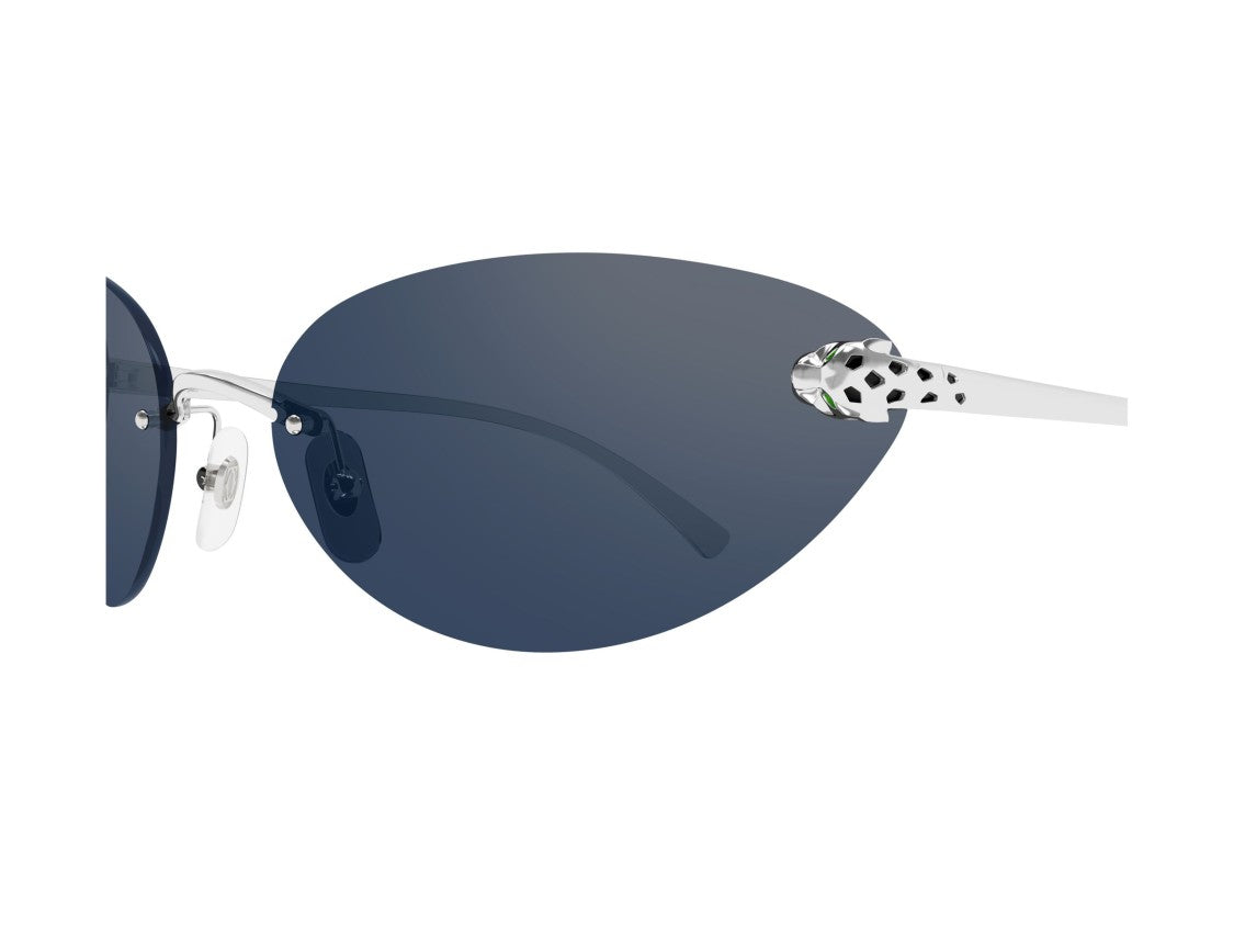 Cartier Gold Ct0635s Rimless Cat-Eye Sunglasses