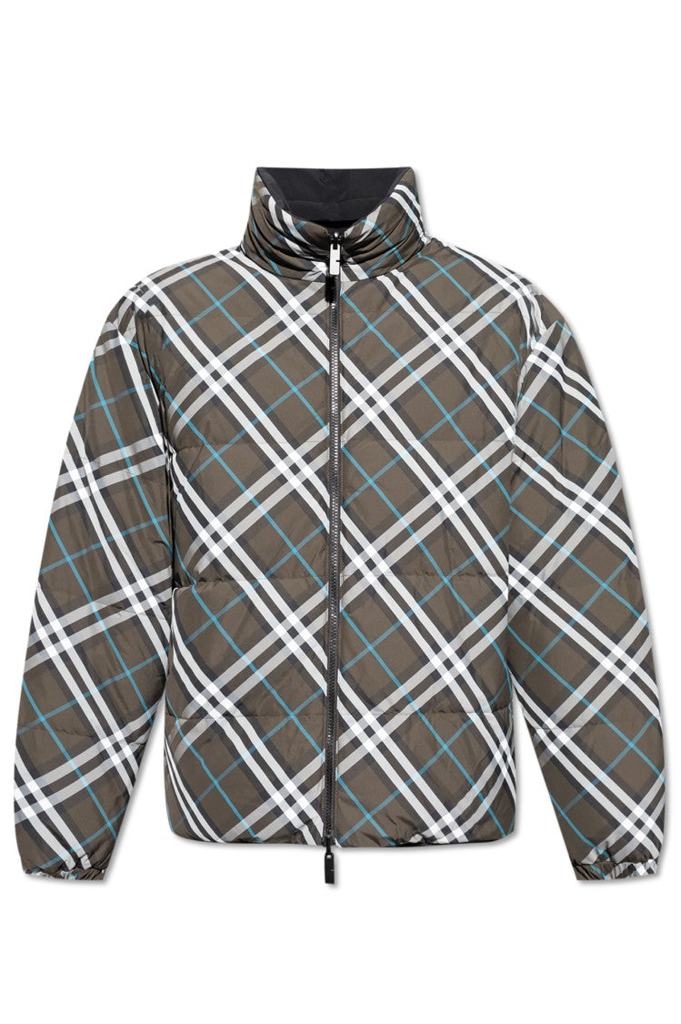 Burberry Reversible Men's Jacket With Checkered Pattern
