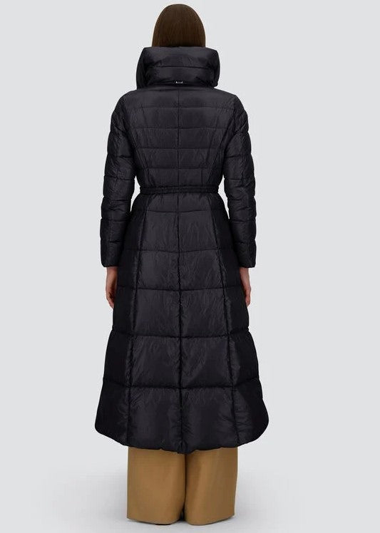 Herno Long Ultralight Jacket With Striped Quilting