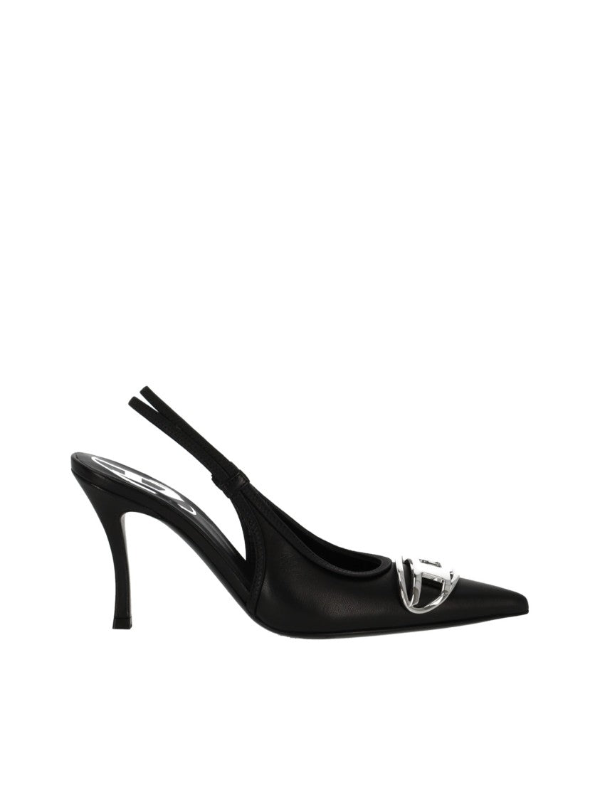 Diesel Venus D-Venus Metallic Slingback Pumps