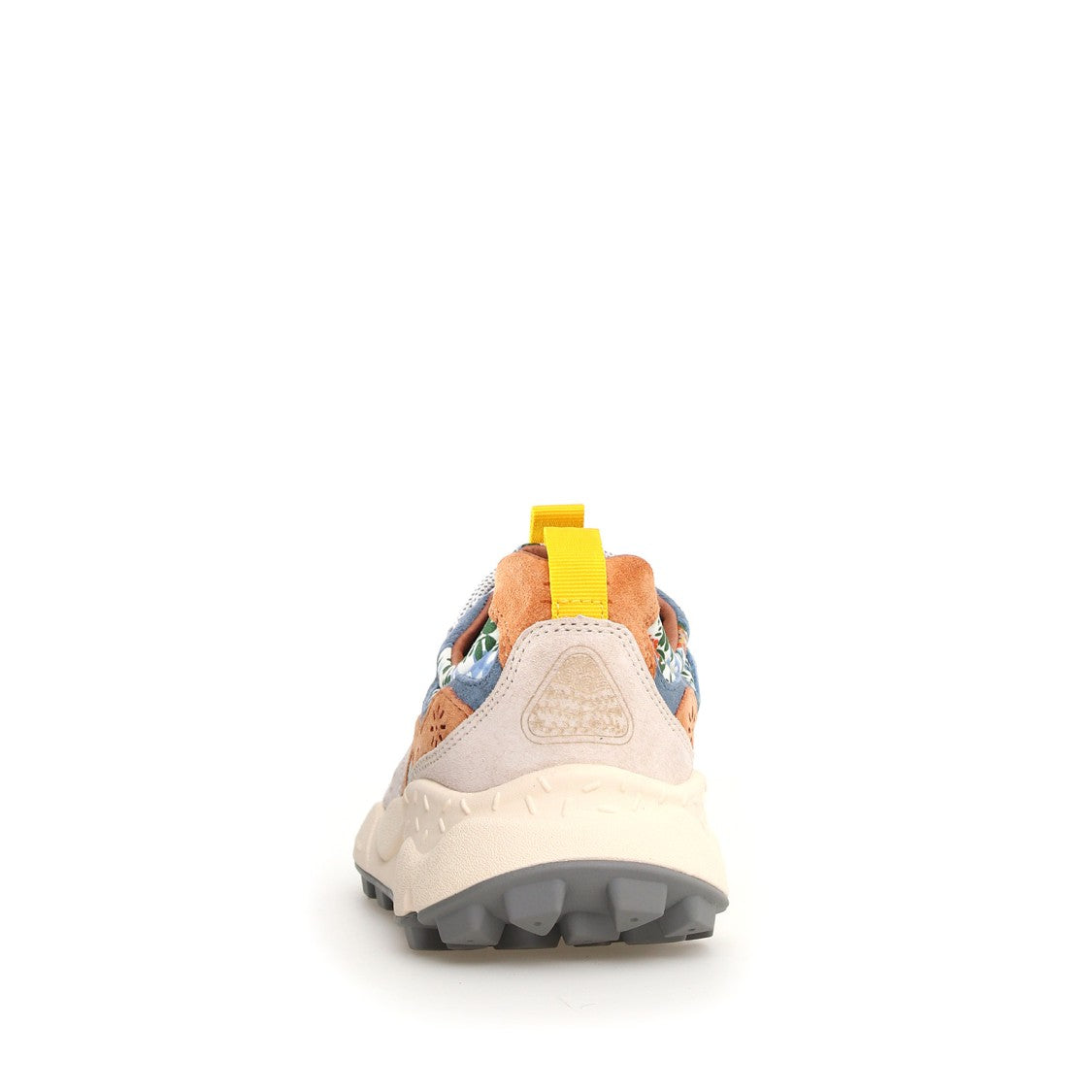 Flower Mountain Aqua Green Suede And Fabric Yamano Sneakers