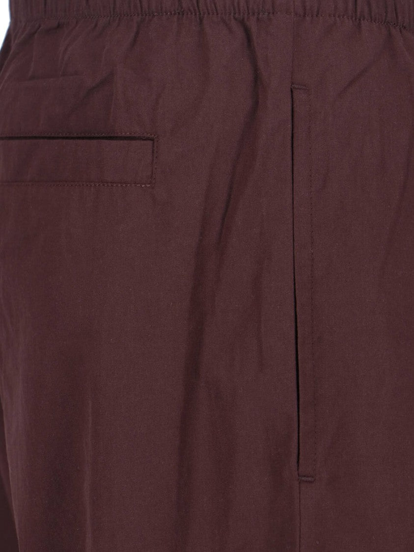 Entire Studios Brown Lounge Wide-Leg Cotton Pants