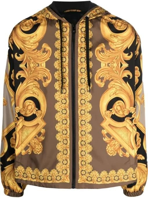 Versace Baroque-Inspired Gold Pattern Versace Jacket