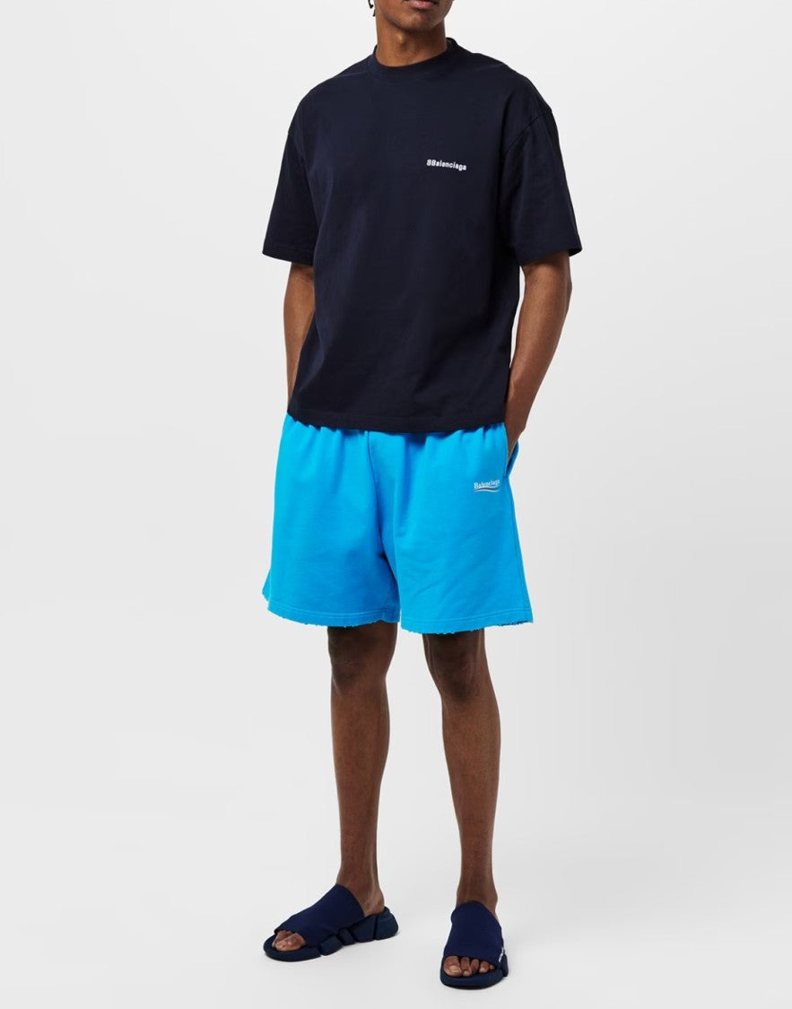 Balenciaga Political Campaign Logo Shorts