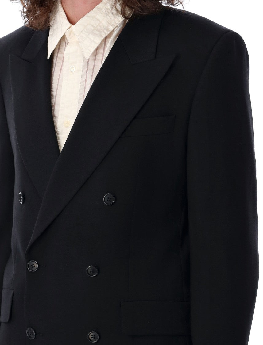 Sunflower Double-Breasted Structured Blazer