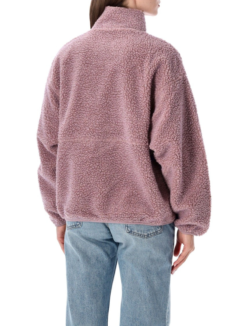 American Vintage Hok Town Pile High-Collar Plush Fleece Jacket