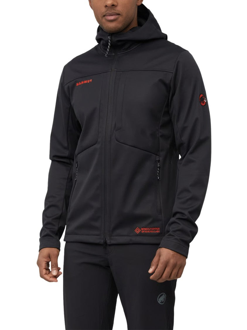 Mammut Delta Fitted Hooded Jacket With Zippered Pockets