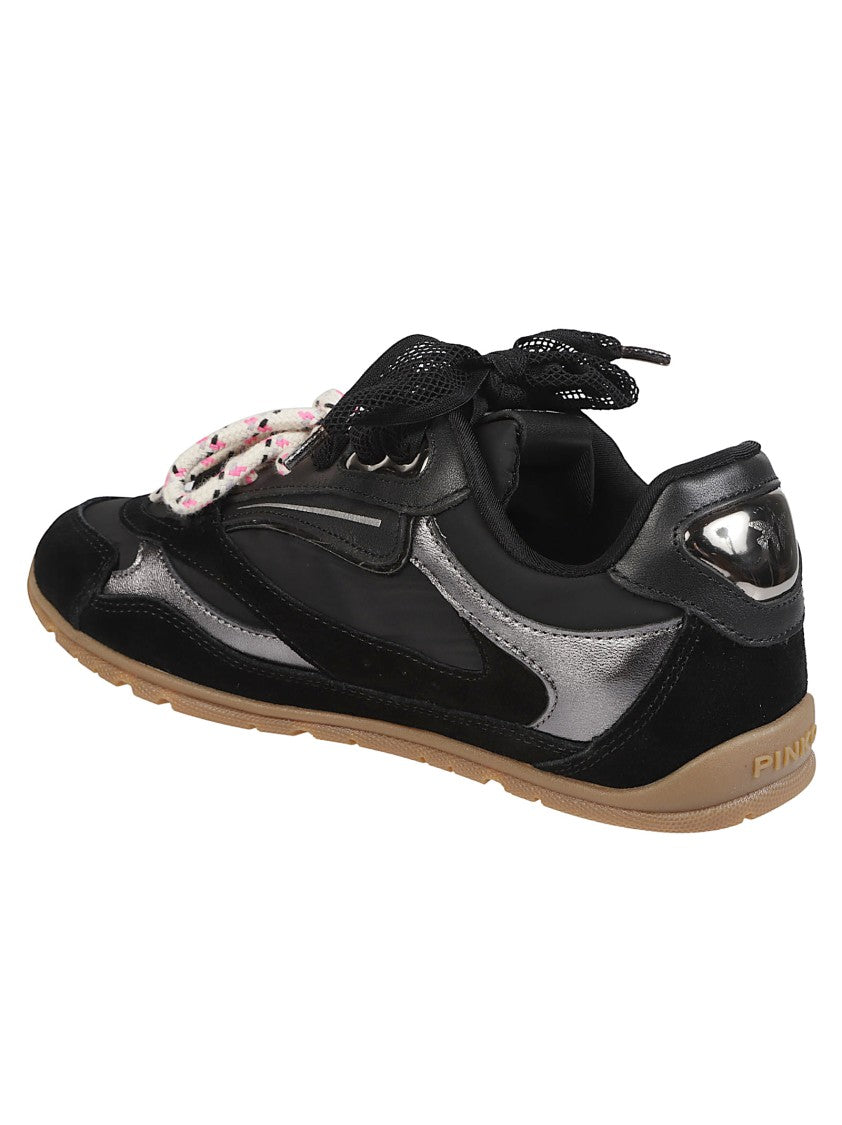 Pinko Yulia 01 Dual Lace Calf Leather Sneakers