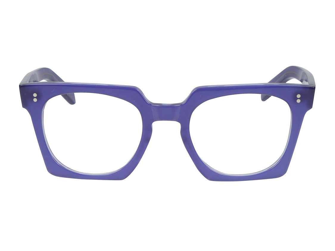 Kador Purple Maya Translucent Oversized Square Eyeglasses
