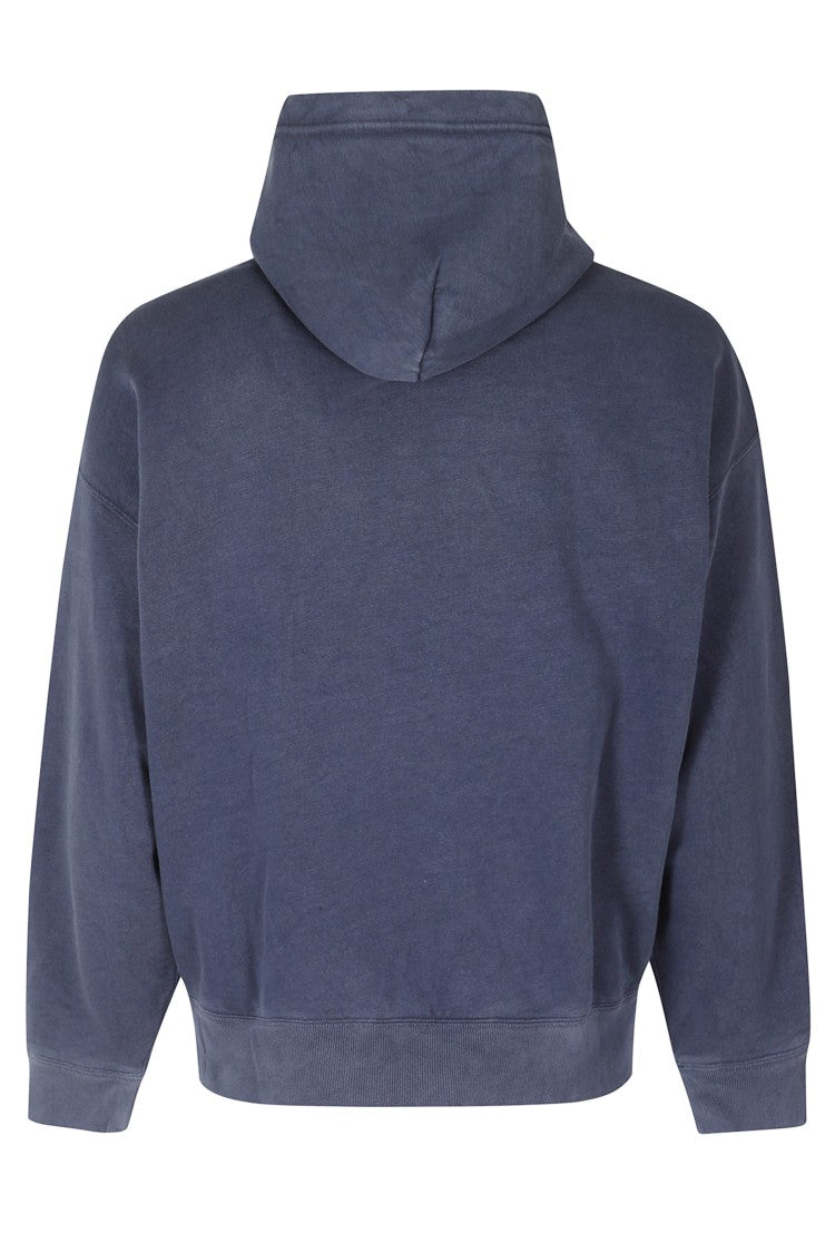 Polo Ralph Lauren Dark Cobalt Hooded Vintage Fleece Sweatshirt